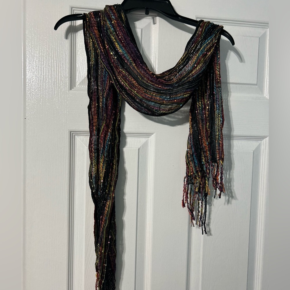 Multi Colored Weaved Scarf